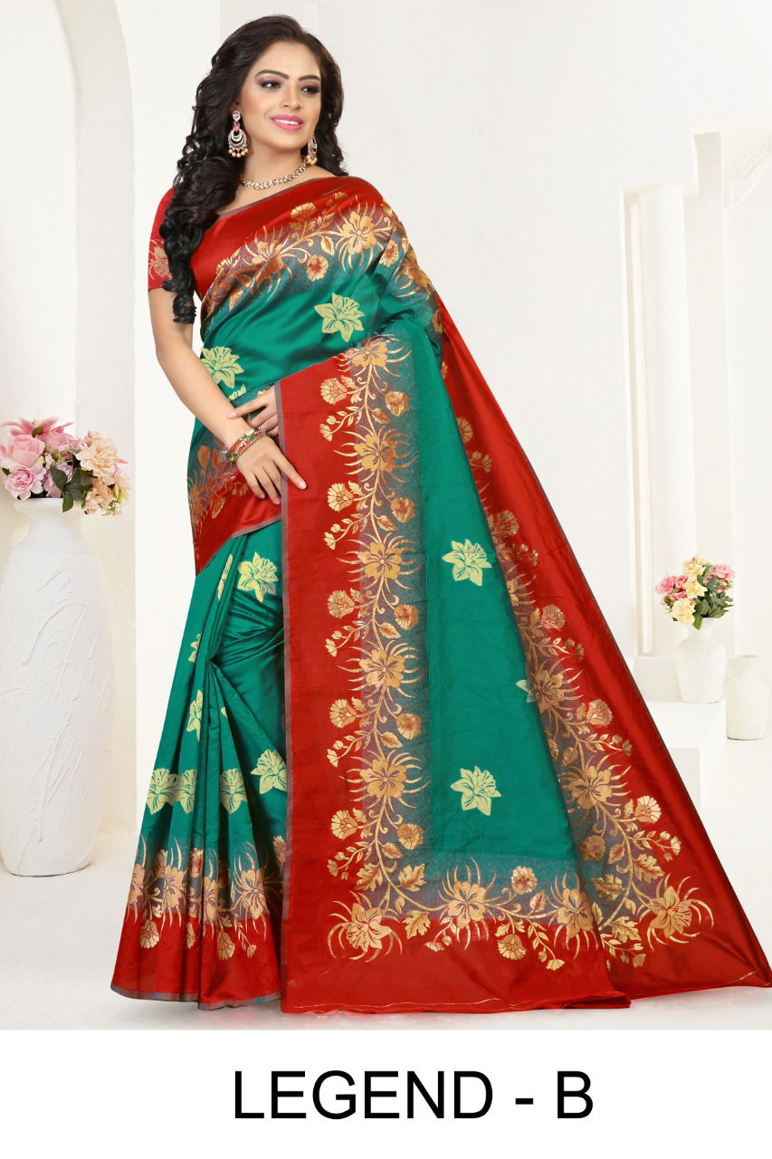 Ronisha Legend  Latest Fancy Designer Casual Wear Silk Saree Collection